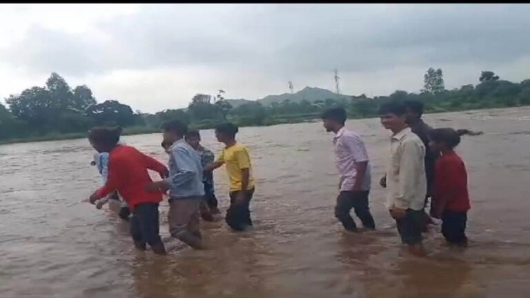 शिवपुरी: 8 साल से पुल का इंतजार, जान जोखिम में डालकर नदी पार करने को मजबूर ग्रामीण