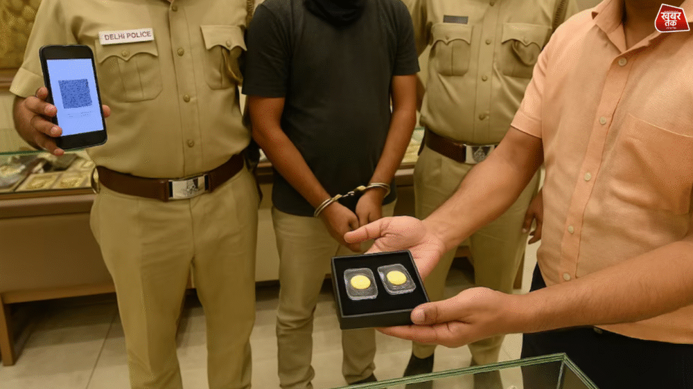 Fraud in a jewellery showroom in Delhi, bought gold...