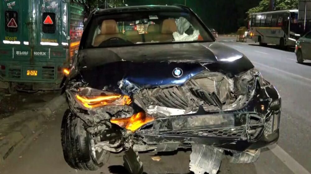 BMW accident
