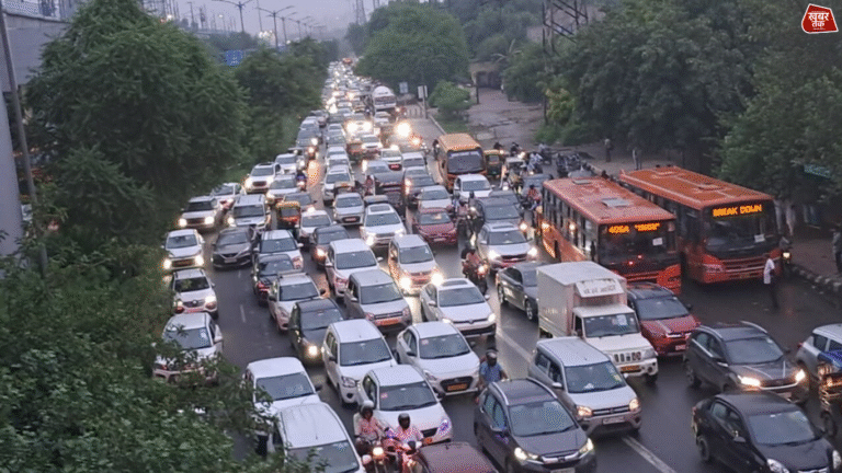 Traffic in Delhi