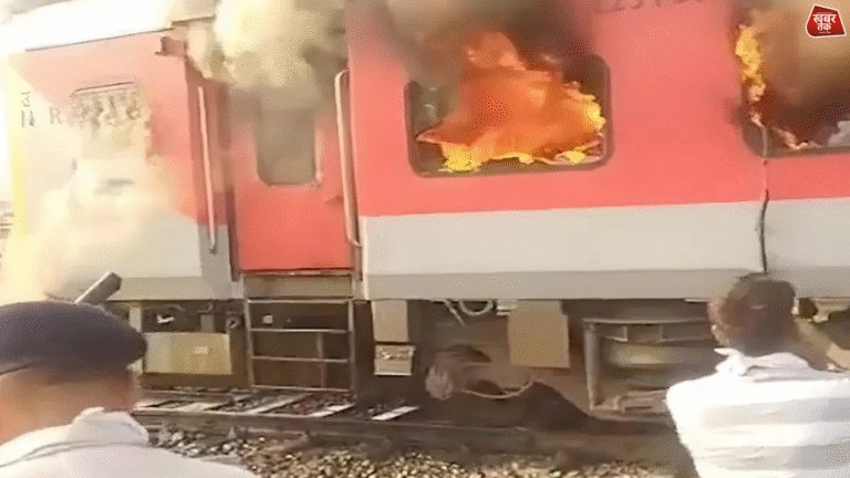 Horrific accident in Garib Rath Express न